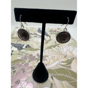 Lucky Brand Brown Round drop Earrings Gift Vintage Women Party Jewelry